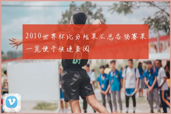 2010世界杯比分结果汇总各场赛果一览便于快速查阅